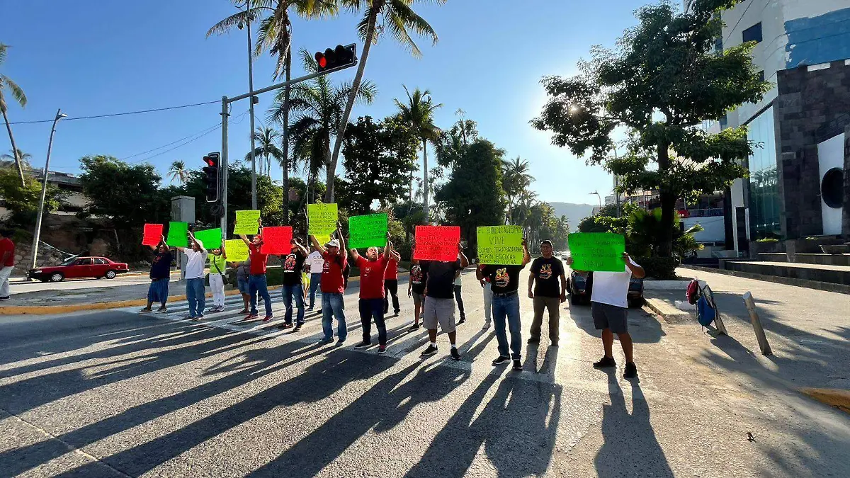 Protesta de trabajadores